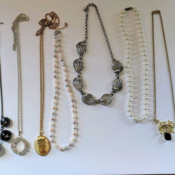 10 Fashion Necklaces No Duplicates LIKE NEW - Picture 3 of 9